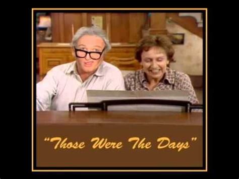 lyrics to those were the days archie bunker