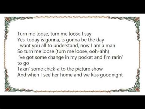 lyrics to turn me loose by fabian