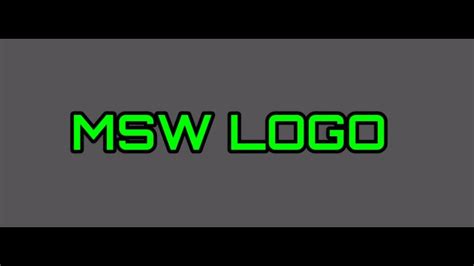 PPT MSW Logo PowerPoint Presentation, free download ID2512007