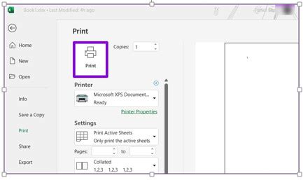 máy in không in được file excel