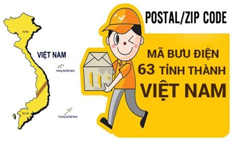 mã bưu điện vietnam