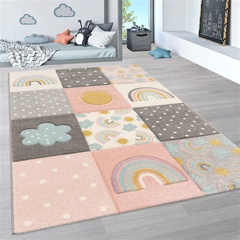 Teppich für Kinderzimmer mit Pferden Pflegeleicht, Allergiker