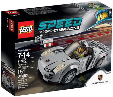 LEGO Speed Champions 75910 Porsche 918 Spyder Mattonito