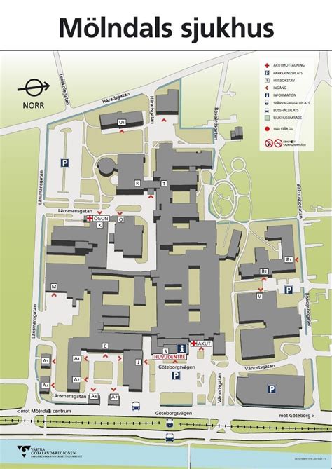 Karta Mölndals sjukhus Sahlgrenska Universitetssjukhuset