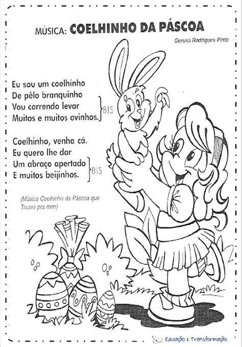 música de páscoa infantil letra