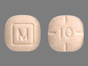 m 10 pill white