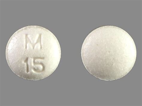m 15 white pill