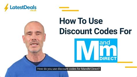 M And M Direct Where To Enter Discount Code