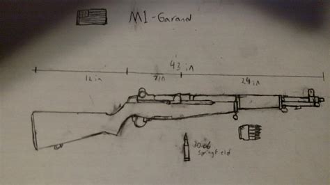 M1 Garand Tacmat Dimensions