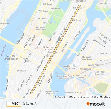 m101 bus time schedule