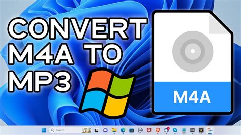 m4a to mp3 converter for windows 10