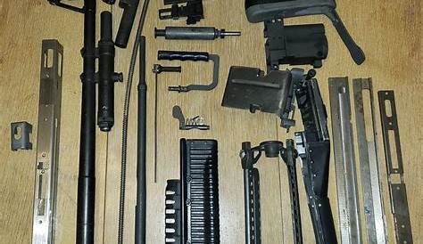 M60 Machine Gun Parts Kit Lot Detail MACHINE GUN PARTS LOT