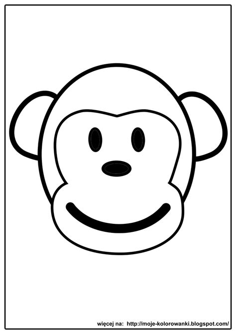 małpka szablon
