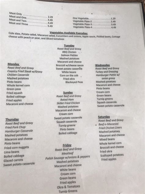mables dining room menu
