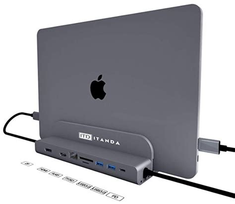 USB C Laptop Docking Station w/ 4K HDMI, 4x USB 3.0 & Audio, 85W PD Single