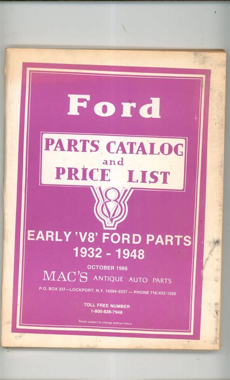 mac's early ford parts