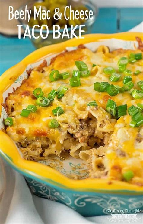 mac and cheese taco bake