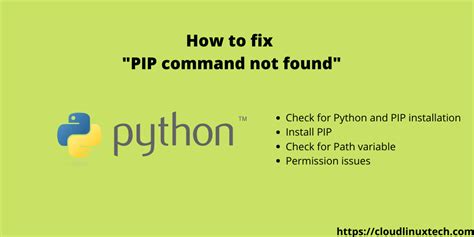 mac bash pip command not found
