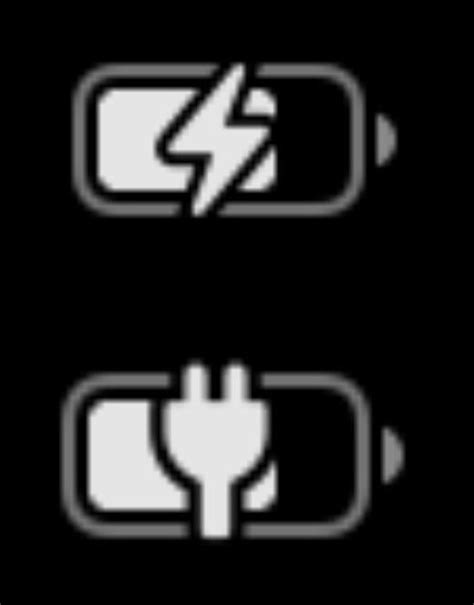mac charging symbols