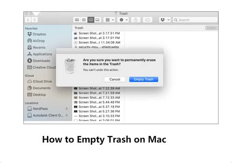 mac empty trash