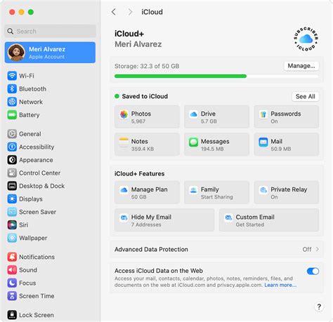 mac os icloud storage