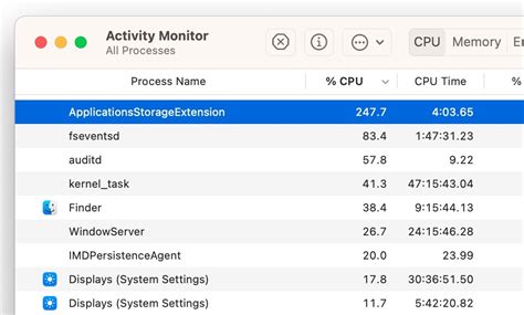 mac os memory issues