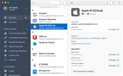 mac password manager options