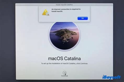 macOS Fix: Internet Connection Required - Easy Installation Guide