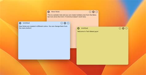 macOS Notes