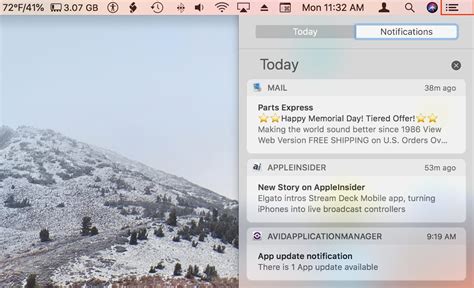 macOS native notifications
