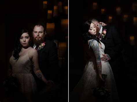 A chic & macabre Halloween wedding at the International Museum of