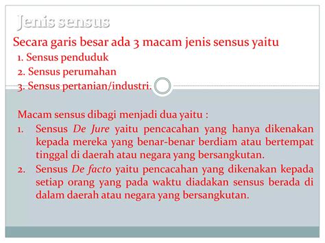 Macam-Macam Sensus yang Perlu Diketahui oleh Seluruh Masyarakat Indonesia