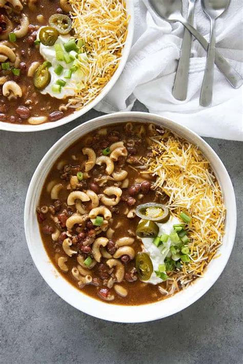 Macaroni Chili Soup