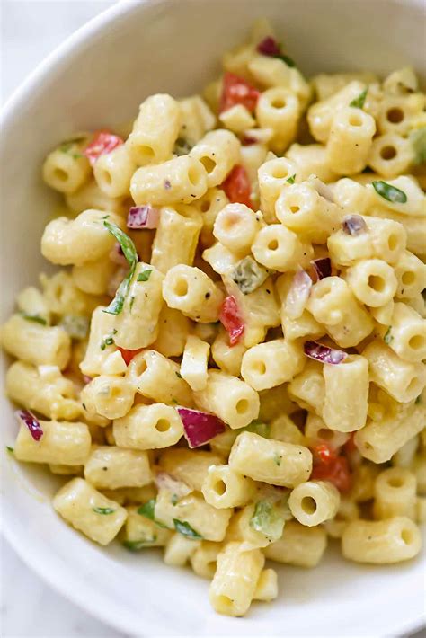 macaroni salad with french dressing