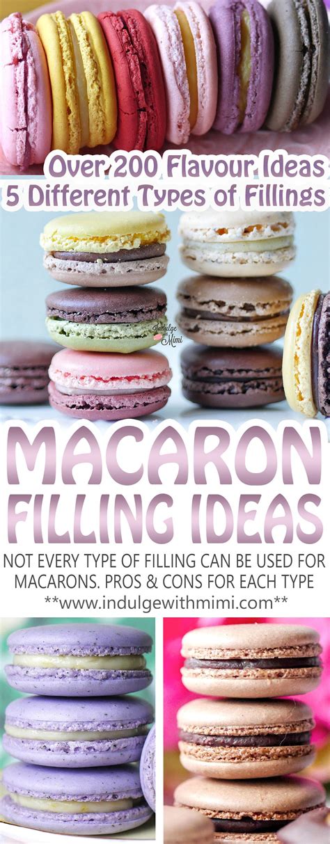macarons fillings