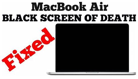 Macbook Air Black Screen Of Death 2018 MacBook Fixed 2021 YouTube