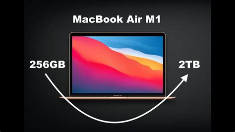 macbook air m1 upgrade ssd
