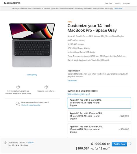 Macbook Pro Delivery Time