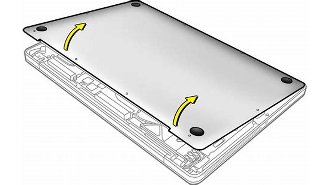 macbook pro remove bottom case