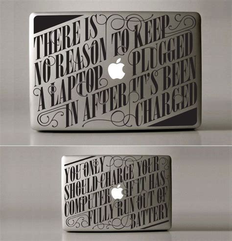 macbook typographic case