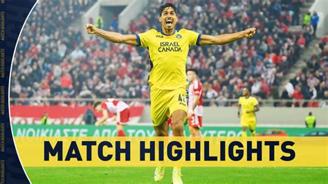 maccabi tel aviv vs olympiacos highlights