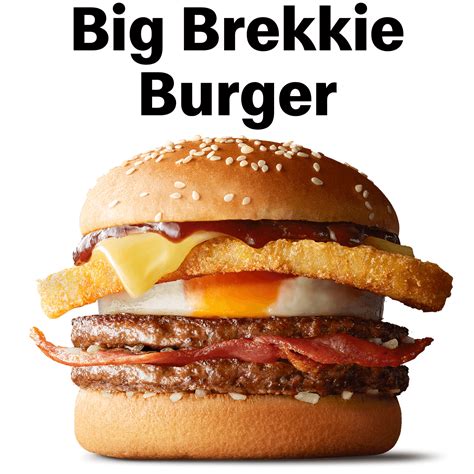 maccas big brekkie burger