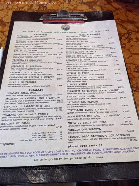 maccheroni republic menu