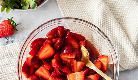 Macerated Strawberries With Stevia OneMinute Strawberry Shortcake This Sweet Happy Life In