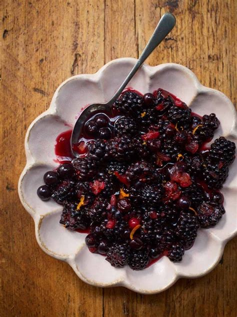 Macerated Blackberries