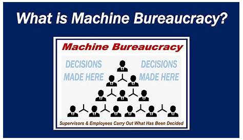 Machine Bureaucracy Examples 😎 Of Companies. What Is A