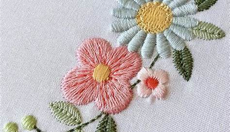 Vintage Flower 1 Embroidery Design Embroidery Pinterest