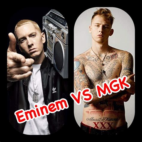 Machine Gun Kelly and Eminem rap beef Twitter reacts to 'Rap Devil,' 'Not Alike' News
