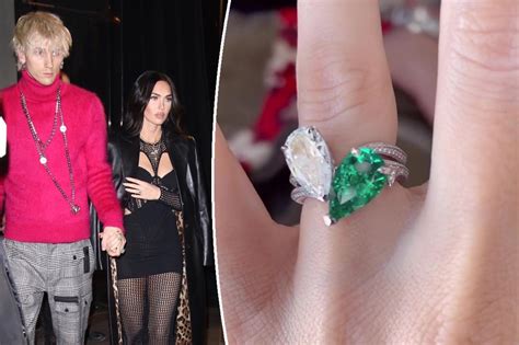 "Love is pain" Machine Gun Kelly reveals Megan Fox's engagement ring with thorns is designed to