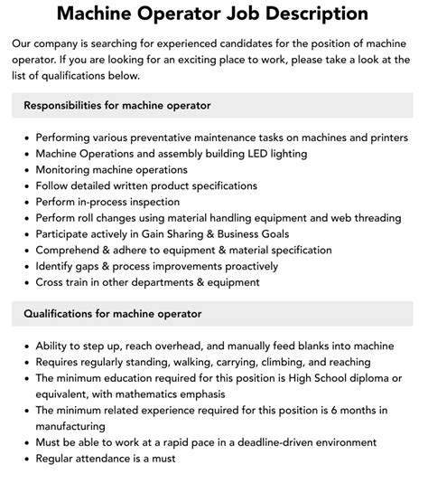 Sewing Machine Operator Job Description Velvet Jobs